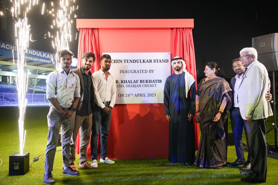 Sharjah Stadium renames stand after Sachin Tendulkar3