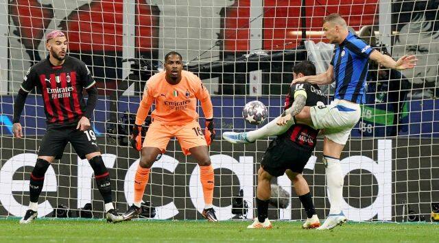 Inter Milan beat AC Milan 2-0 in Champions League semifinal ‘Euroderby’13