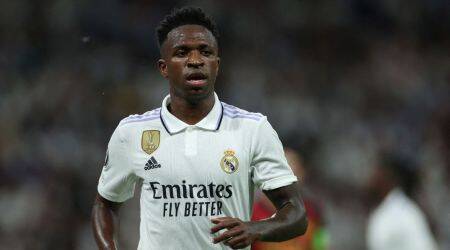 Real Madrid players wear Vinícius Júnior’s jersey before Spanish league game3