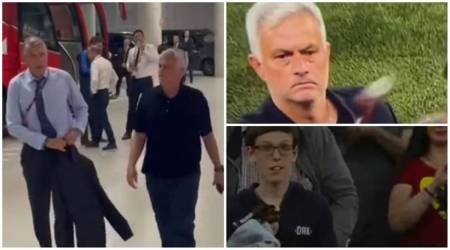 Watch: Shocking attack on referee Anthony Taylor and family by Roma fans at airport1