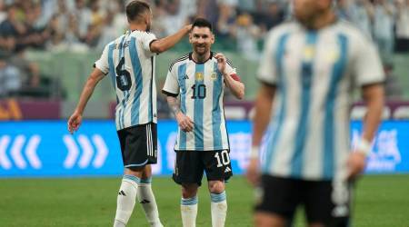 Without Lionel Messi, Argentina labors to 2-0 win over Indonesia in friendly1